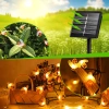 Girlanda solarna LED Pszczoły 20 LED lampa ogrodowa wbijana 5m | BEE-20LED-5M