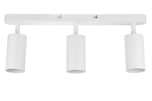 Trzypunktowa lampa sufitowa, reflektor ruchomy 3x GU10 biały | MS-GU10-3
