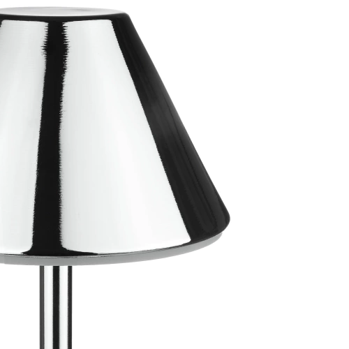 Bezprzewodowa lampka nocna z wbudowanym akumulatorem  2000 mAh | Nowoczesna lampka stołowa  z regulacją mocy oraz barwy świecenia | YG-D020-Silver