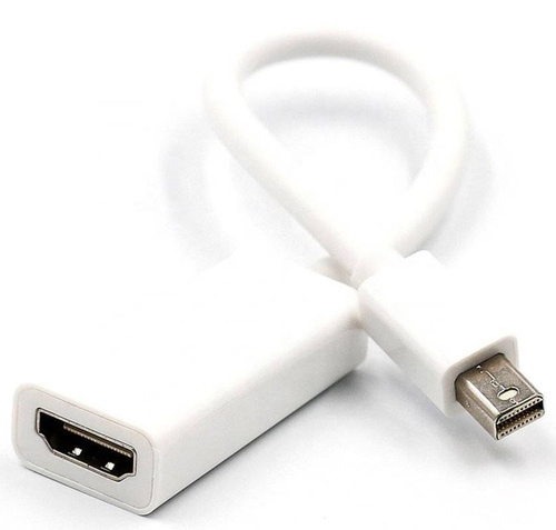 Kabel HDMI (f) - Mini Display Port | 4K | 20 cm | HDMI v1.4 | MDP-H-30CM-White