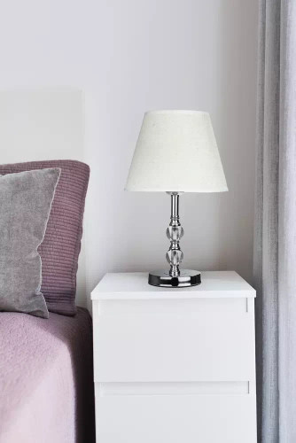 Stojąca lampka nocna 38cm, nowoczesna, glamour, gwint E27 | TB-D531