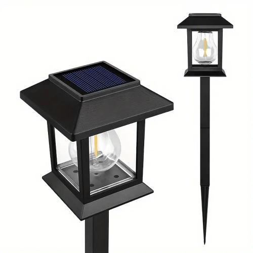 Ogrodowa lampka solarna LED | Wbiajny słupek | HK-115B