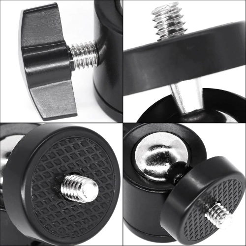 Statyw 210 cm z pilotem Bluetooth i uchwytem na telefon |  Zestaw  głowica 360° do zdjęć, nagrań i live streamingu | 