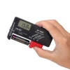 Cyfrowy woltomierz | Uniwersalny tester baterii i akumulatorków | | BT-168D-BLACK |Tester baterii