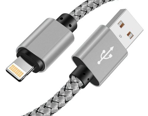 Lightning (iPhone) 1M | Nylonowy kabel USB do iPhone 11 XS XR X 8 7 6 5S SE | C06