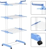 Suszarka na pranie | Pionowa suszarka do ubrań | Poziomowa suszarka na pranie | TW-116-BLUE