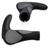 Chwyty rowerowe ergonomiczne z rogami | Antypoślizgowe uchwyty kierownicy | MTB, trekking | BHD-233-G