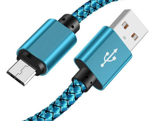 Micro USB 3M | Nylonowy kabel do telefonu Quick Charge 3.0 2A | C06