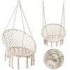 Fotel wiszący, krzesło brazylijskie, kosz, huśtawka, hamak | do 120 kg | DY-A003-WHITE
