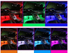 Światłowód Ambient Light LED RGB | Obsługa aplikacją | 6 w 1 | 8 metrów