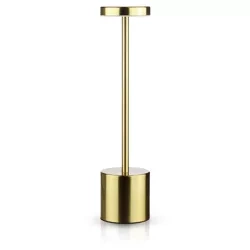 Lampka stołowa LED | Nowoczesna lampka nocna w wbudowanym akumulatorem | HJA21-GOLD