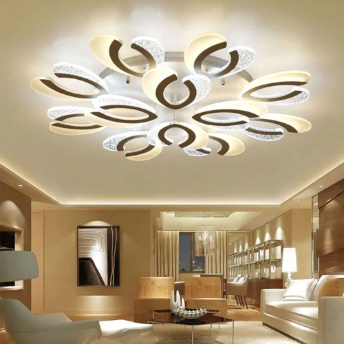 Wieloczęściowa Nowoczesna lampa wisząca | LED | Biała | RLD-C108W-W