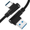 Type-C 1M | Kątowy kabel USB do ładowania telefonu | Quick Charge 3.0 2.4A | AM30