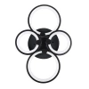 Nowoczesna lampa sufitowa | Plafon LED | Czarna | RLC-C48W-B