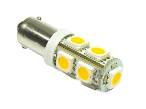 WW Żarówka samochodowa LED BA9S 9 SMD 5050 Biała ciepła