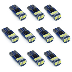 Zestaw 10x Żarówka samochodowa LED W5W T10 15 SMD 4014 CAN BUS 2