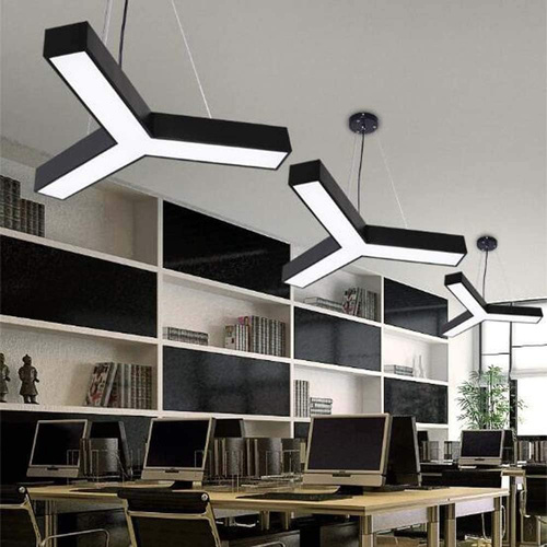Lampa wisząca LED 30W w kształcie Y | Nowoczesne oświetlenie sufitowe 4000K z regulacją wysokości LPL-001