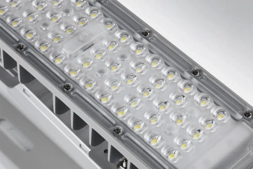 Profesjonalny halogen 600W LED | Mocne oświetlenie do hal sportowych, fabryk, domu | Aluminiowa lampa | Naświetlacz z regulowanym uchwytem | TMN-600W-SILVER