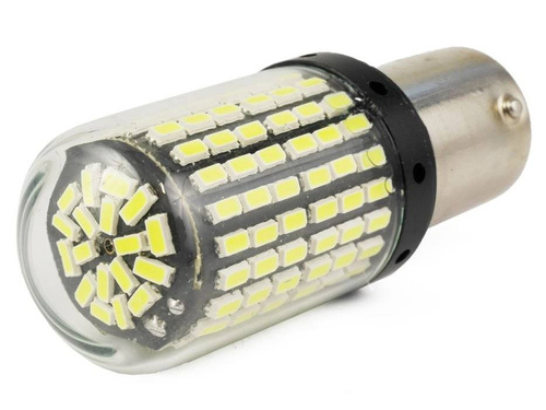 Komplet żarówek samochodowych LED BA15S 144 SMD 3014