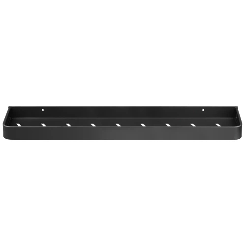 Półka łazienkowa nad umywalkę | dł. 60 cm | zasobnik pod prysznic | Czarna | BSU-L60CM-B