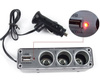 Rozdzielacz gniazda zapalniczki | Port USB | 12V i 24V | C07-Black