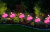 Kwiatek solarny | Ogrodowa lampa solarna LED Peonia różowa | 80 cm, 600 mAh | FLD-10-PINK