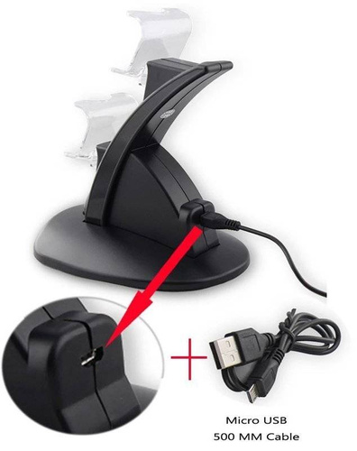 Stacja dokująca do ładowania 2 padów PS4 | HB-P02