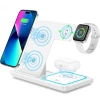 Składana ładowarka bezprzewodowa | Stacja dokująca do iPhone. Apple Watch i AirPods | MD-DK15-15W-W