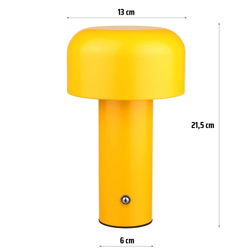 Lampa stołowa z wbudowanym akumulatorem | Nowoczesna lampka nocna | Dotykowa lampka stołowa  |  YG-D017-Y