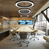 Lampa sufitowa wisząca LED 60W | okrągła | aluminium | CCD niemrugająca | Φ100x6 | LPL-004