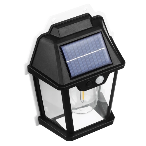 Kinkiet solarny LED | Lampa solarna z czujnikiem zmierzchu i ruchu | Zewnętrzne oświetlenie solarne | TG-TY13502