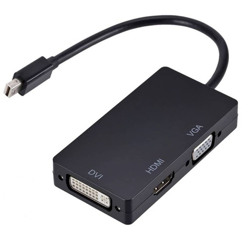 Adapter Mini DisplayPort (Thunderbolt) do HDMI | DVI | VGA | HVD-20CM