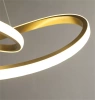 Nowoczesna lampa wisząca | LED | Złota | RLA-48W-G