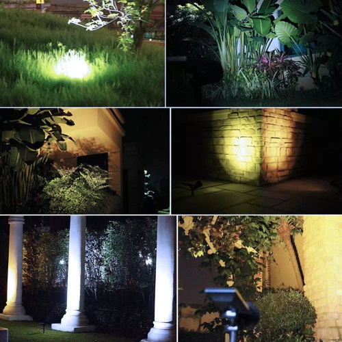 Ogrodowa lampa solarna LED wbijana | Reflektor SPOT | 250lm, 2200mAh, 4 LED | YNG-4LED