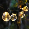 Girlanda solarna LED, lampa ogrodowa wbijana | 10 żarówek LED | 5 metrów | SDC-10LED-5M