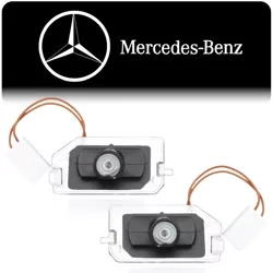 Led logo projektor montowany w lusterku bocznym | Hologram Mercedes W205, W213, W222, CLS | Logo powitalne | ML-BM2