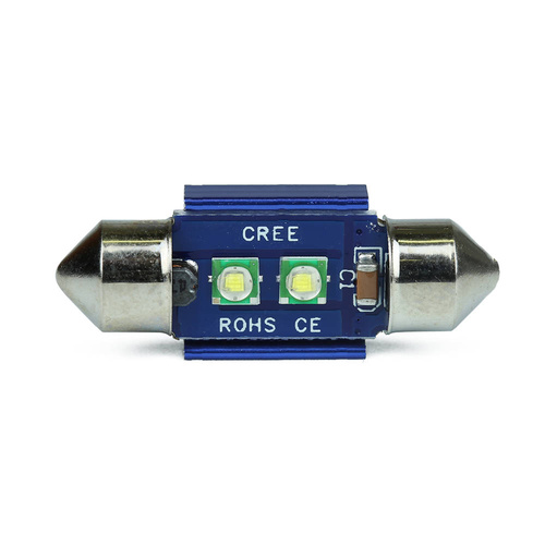 Żarówka samochodowa LED C5W 2 SMD CREE CAN BUS | 31mm