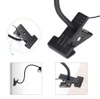 Lampka biurkowa na klips | Elastyczna lampka do czytania | Nocna lampka z możliwością zmiany barwy | Lampka LED USB | FH-08-5W-BK
