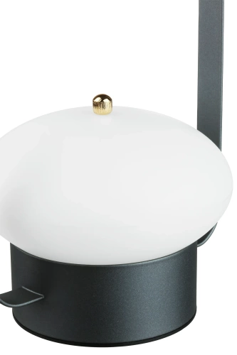Stylowa lampka stołowa LED | Lampa dotykowa z wbudowanym akumulatorem | JX22-GREY