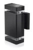 Lampa ogrodowa, kinkiet zewnętrzny elewacyjny | 2x E27, IP54 | BD-C227