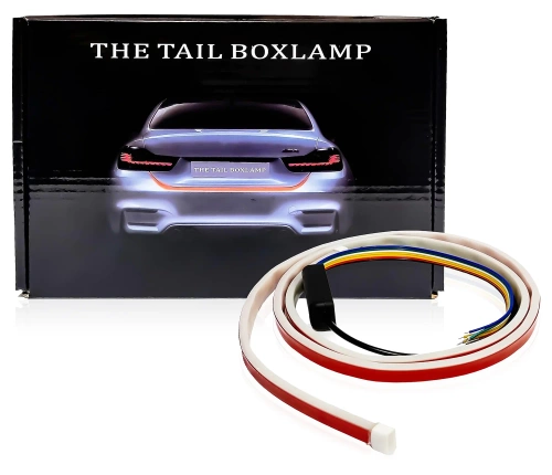 Elastyczna taśma LED do klapy bagażnika | Długość 150 cm | Tuning optyczny LED