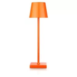 HJA28-ORANGE-1 | Lampka stołowa z wbudowanym akumulatorem | Dotykowa lampka nocna