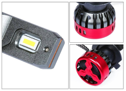 Zestaw żarówek LED H7 F6 CSP 100W 12V-24V
