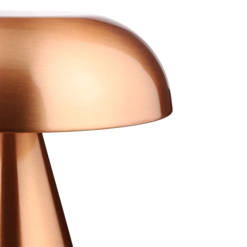 Lampa stołowa z wbudowanym akumulatorem | Lampa nocna z trzema barwami świecenia | Nastrojowa lampka do hotelu, restauracji | HJA24-COPPER