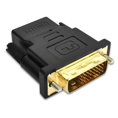 Przejściówka HDMI - DVI | GOLD | 4K | 3D | HD24-1