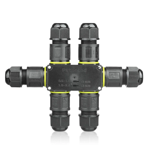 Hermetyczna mufa kablowa IP68 | Samozaciskowe złącze 3-pin 450V 24A do kabli 4–11 mm |M684-S