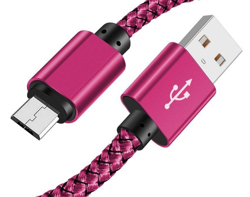 Micro USB 3M | Nylonowy kabel do telefonu Quick Charge 3.0 2A | C06