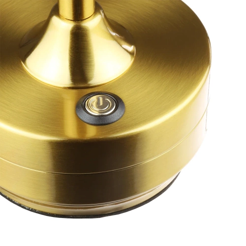 Lampa stołowa z wbudowanym akumulatorem | Lampa nocna z trzema barwami świecenia | Nastrojowa lampka do hotelu, restauracji | HJA30-GOLD