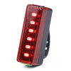 Tylna lampka rowerowa LED | 6 diod, 4 tryby świecenia, 300lm, wbudowany akumulator | BL069