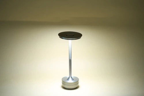 Lampa stołowa z trzema barwami świecenia | Lampka nocna z wbudowanym akumulatorem | HJA-25-GREY
